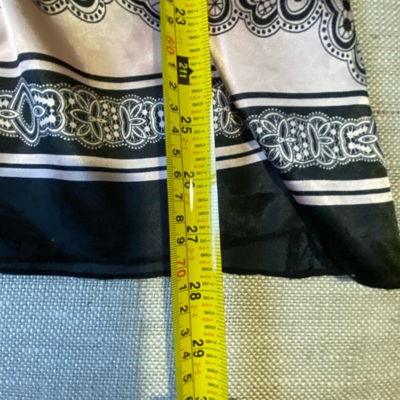 Le Chateau Vintage Black Pink Babydoll Satin Feminine Party Top- Sz-L - Picture 15 of 16